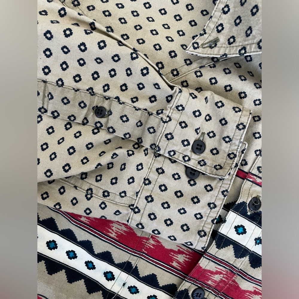 Vintage Basic Editions Western Button Down Long S… - image 5